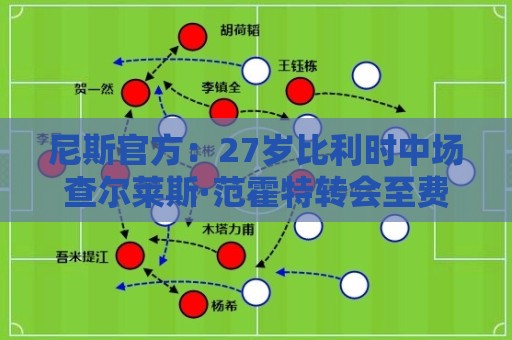 尼斯官方：27岁比利时中场查尔莱斯·范霍特转会至费耶诺德