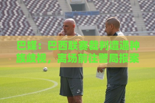 巴媒：巴西联赛裁判遭遇种族歧视，离场前往警局报案